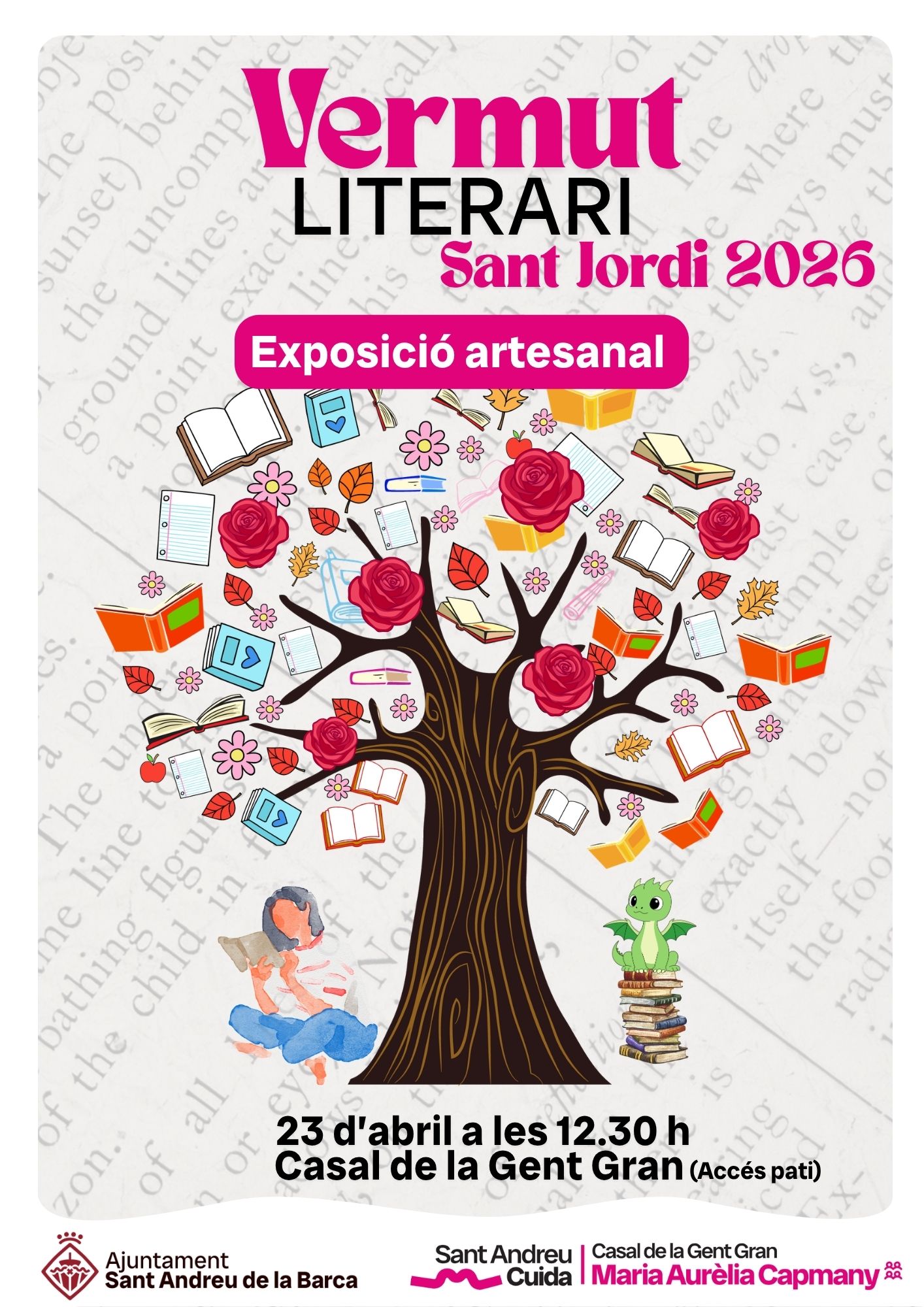 DIADA DE SANT JORDI AL CASAL I RECITAL POÈTIC